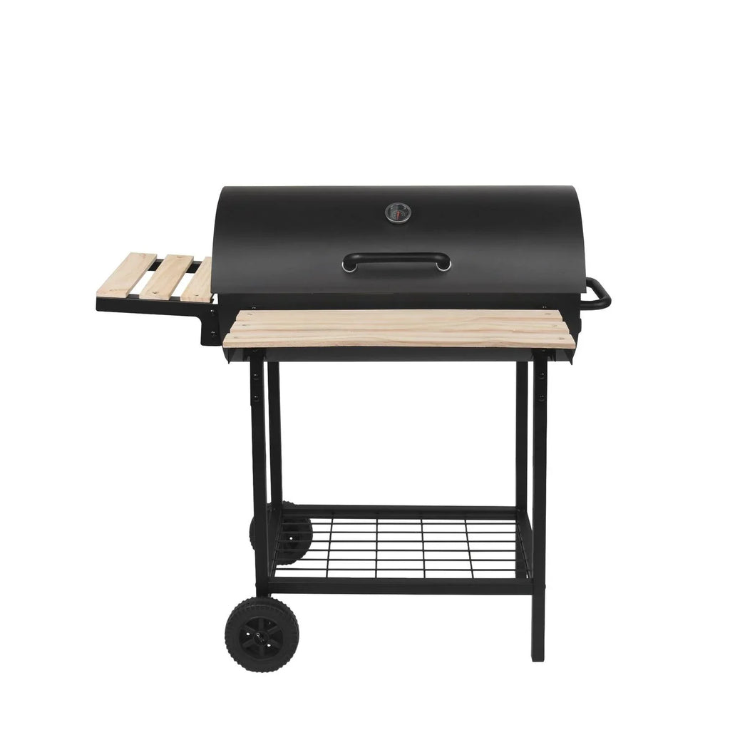 Grill węglowy i wędzarnia Red Deco Outdoor Kentucky czarny