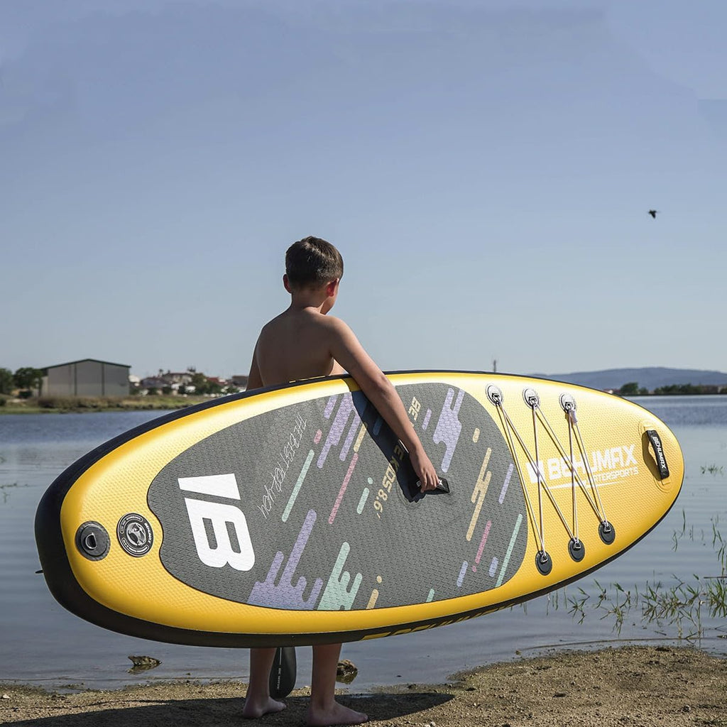 BEHUMAX - Nadmuchiwana deska SUP Be Wave Kids 8.6" Antypoślizgowa Powierzchnia, Demontowalne Wiosło, 260 x 76 x 15 cm, 15 PSI, Specjalny Zestaw Akcesoriów