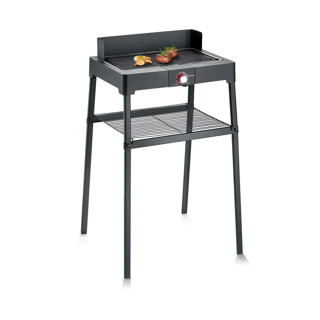 Grill z nóżkami i ryflowaną płytą grillową 2200 W PG 8568 Severin