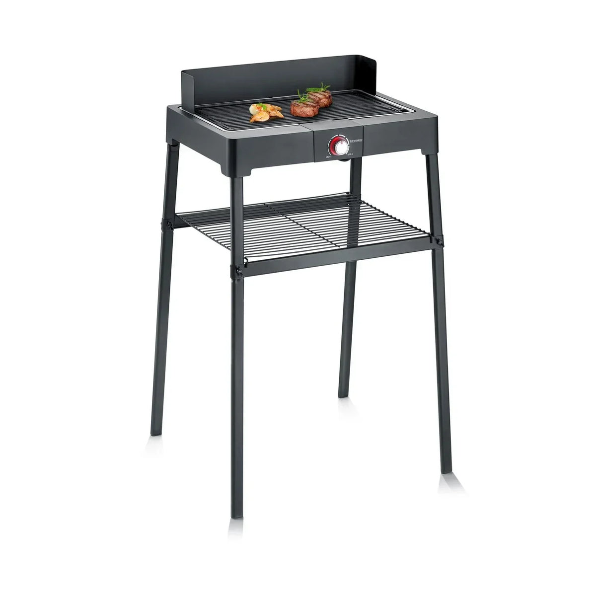 Grill z nóżkami i ryflowaną płytą grillową 2200 W PG 8568 Severin