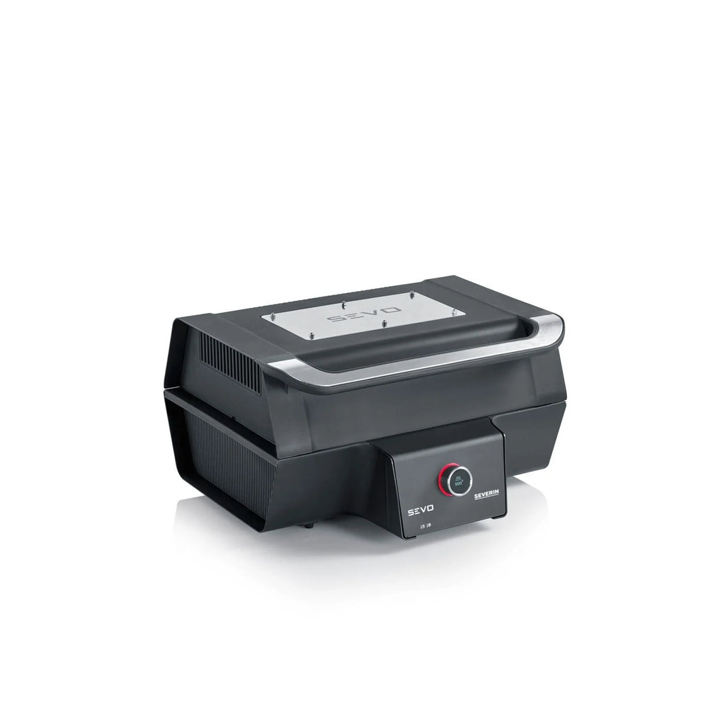 Grill elektryczny Barbacoa z cyfrowym wyświetlaczem OLED Sevo GT czarny PG 8106 Severin