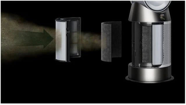 Oczyszczacz Hot+Cool HP1, wentylator, oczyszczacz powietrza i grzejnik, biały/biały