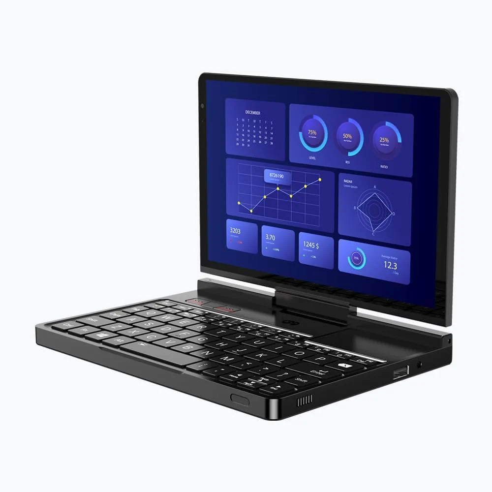 GPD Pocket 4 (8840U) Ultraprzenośny komputer PC z aluminium z systemem Windows 11, obrotowy ekran 8.8" Ultra HD 180°, Ryzen 7 8840U, 16 GB RAM LPDDR5x, 1 TB SSD NVMe, Wi-Fi 6E, Ethernet 2.5G, Bluetooth 5.3