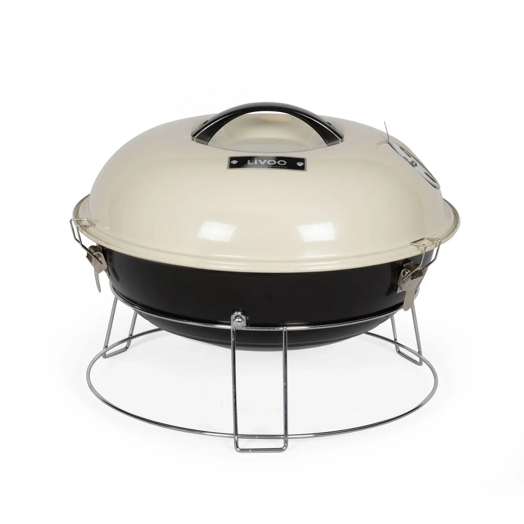 Livoo Grill Węglowy 38cm Beżowy - Doc301