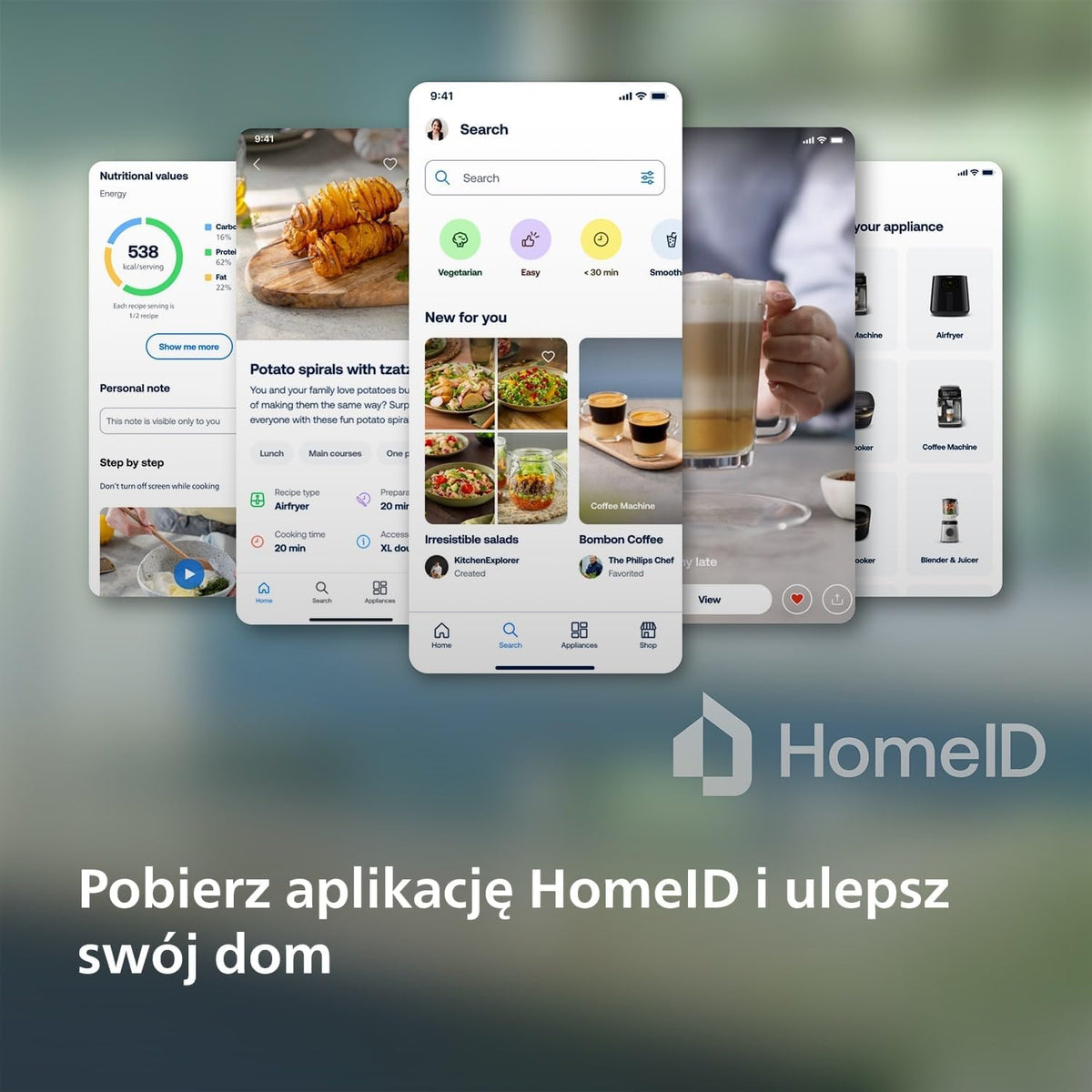 Philips Ovi Dual Basket z parą - Wyjątkowe funkcje gotowania Steamfry, Gotowania na parze, Airfry - 19 sposobów gotowania; pojemność 9L (3L + 6L), RapidAir Plus, automatyczne SteamClean (NA550/00)