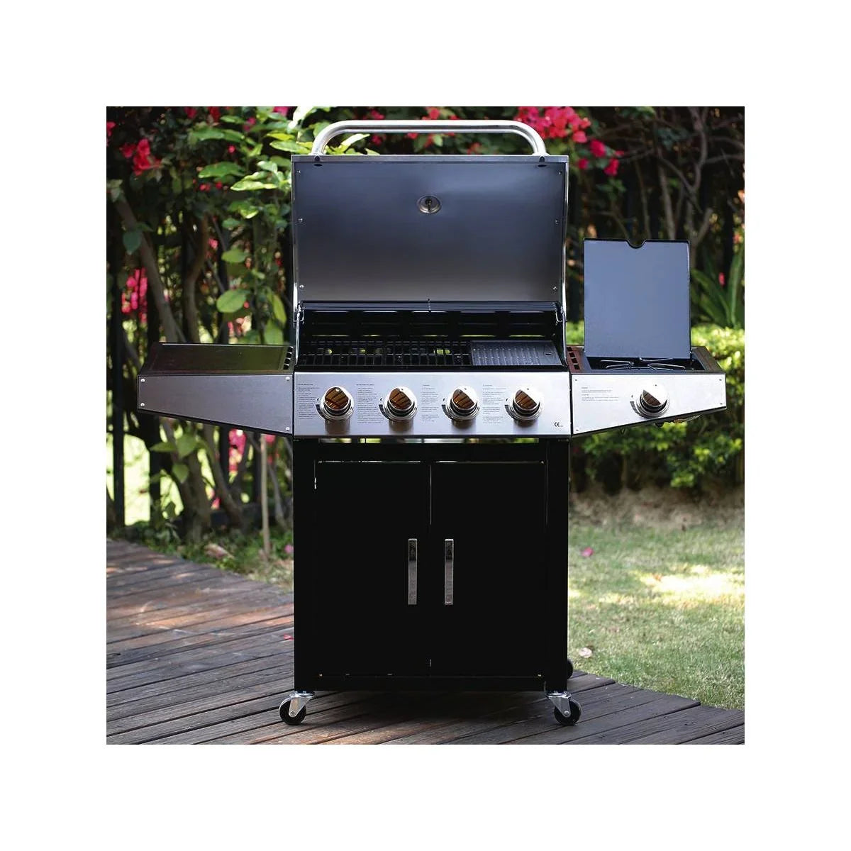 Grill gazowy „party 5” – 5 palników (1 boczny) – 15,2 kW