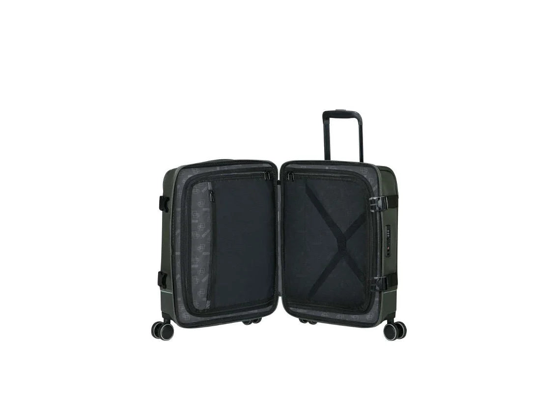Walizka Kabinowa American Tourister Pista 55cm, 4 Kółka, Ciemny Khaki, 41.5 l