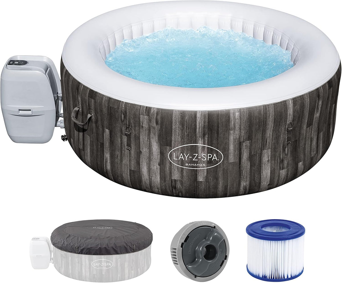 Bestway - Dmuchane SPA Lay-Z-SPA Bahamas dla 2-4 osób Okrągłe 180 x 66 cm