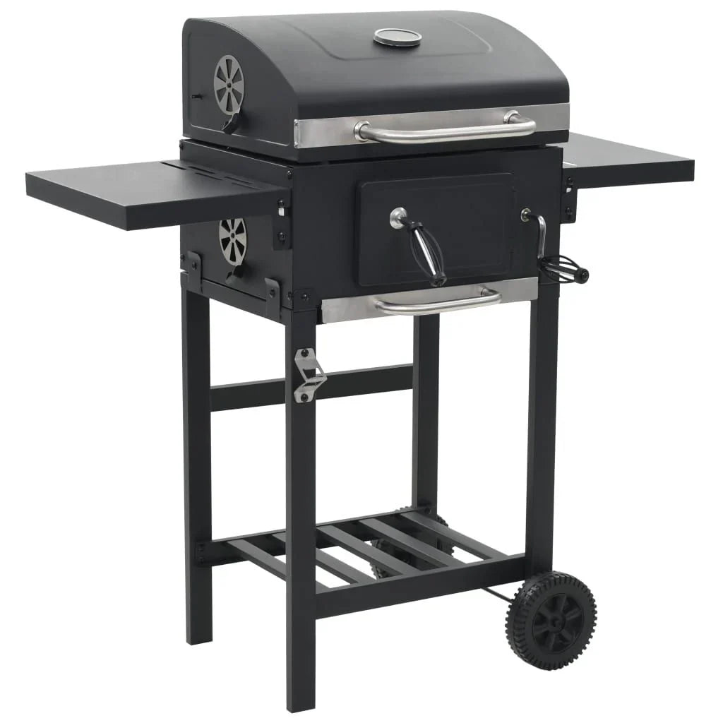 Piec Do Pizzy I Grill Zewnętrzny 3 w 1 Czarny Vidaxl