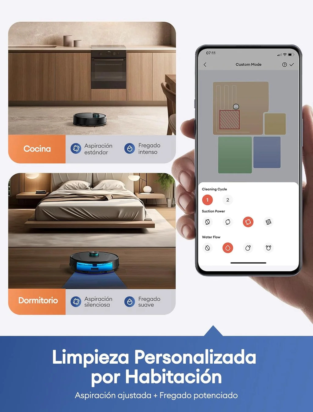 Robot odkurzający Ultenic T20 Pro z automatycznym opróżnianiem, ulepszone unikanie przeszkód, podwójny system laserowy (przód + LDS) unika kabli i niskich przedmiotów, 8000Pa, 200m², sterowanie głosem i przez aplikację, Alexa, Google Home