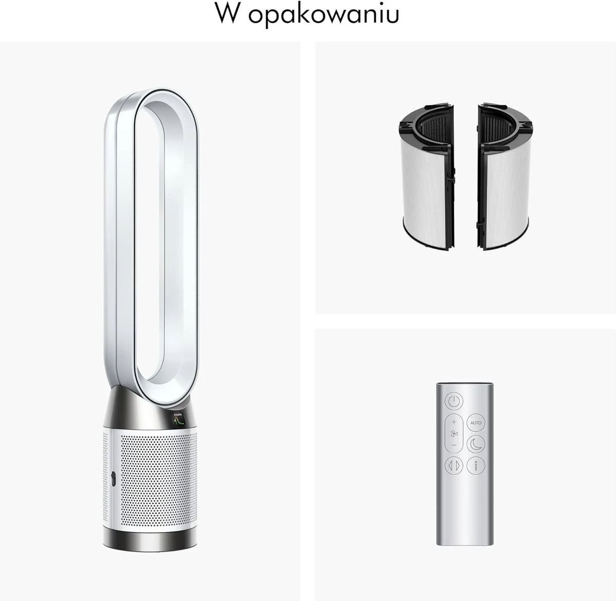Dyson Purifier Cool PC1 Cooling High Power Air Purifier (White/White)
