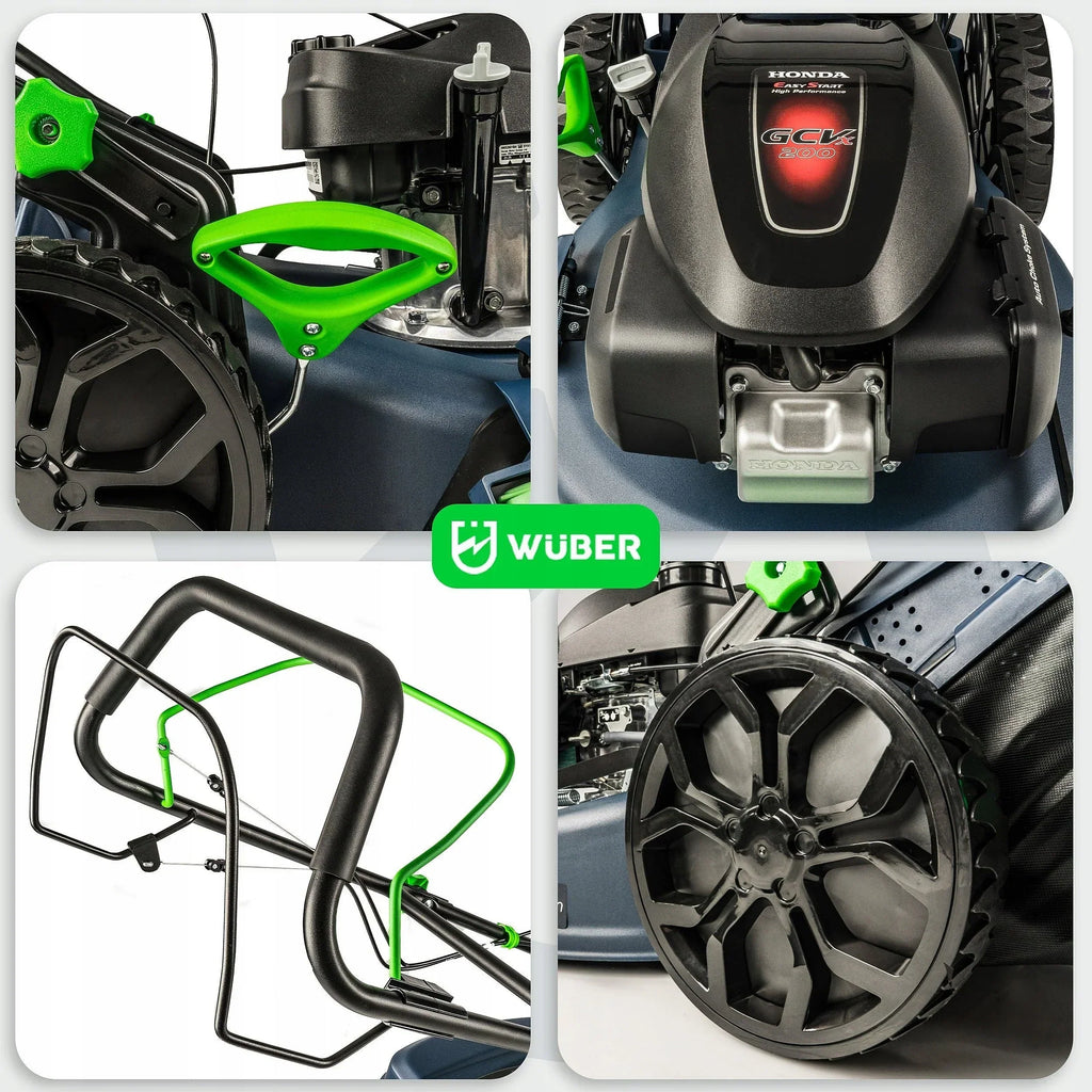 PETROL LAWNMOWER HONDA ENGINE POWERFUL SELF-PROPELLED LAWNMOWER + OIL