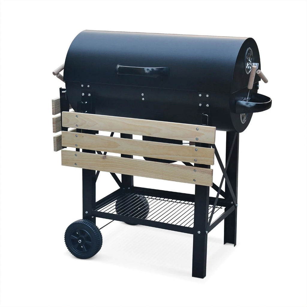 Grill węglowy Barbacoa Serge, kolor czarny, z popielnikiem -