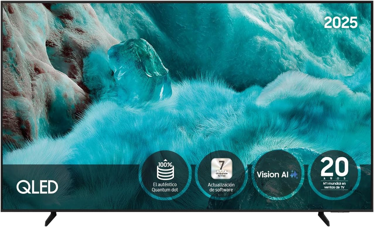 Telewizor Samsung QLED QE1F 55 cali 4K Smart TV z Vision AI, 100% natężeniem koloru (100% Color Volume) z Quantum Dot i ponad 500 kanałami TV Plus