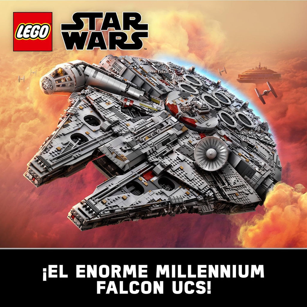 LEGO Star Wars Sokół Millennium, model konstrukcyjny dla dorosłych, statek kosmiczny Hana Solo z minifigurkami Chewbaki, Lei i C-3PO, kolekcjonerski prezent dla mężczyzn, kobiet i fanów, 75192