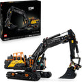 Technic Koparka Volvo EC500 Hybrid – Zmotoryzowany Model Pojazdu Budowlanego dla Dorosłych z Ruchomym Ramieniem, Gąsienicami, Młotem i Łyżką – Pomysł na Prezent dla Mężczyzn 42215