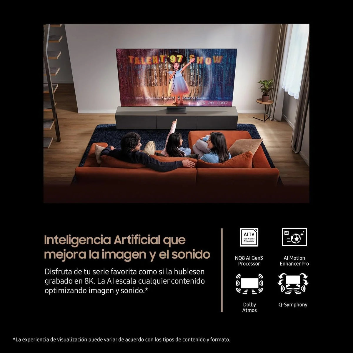 Telewizor 65 cali Neo QLED QN900F 8K Mini LED Smart TV z Vision AI, ekranem antyodblaskowym Glare Free i Motion Xcelerator 165 Hz