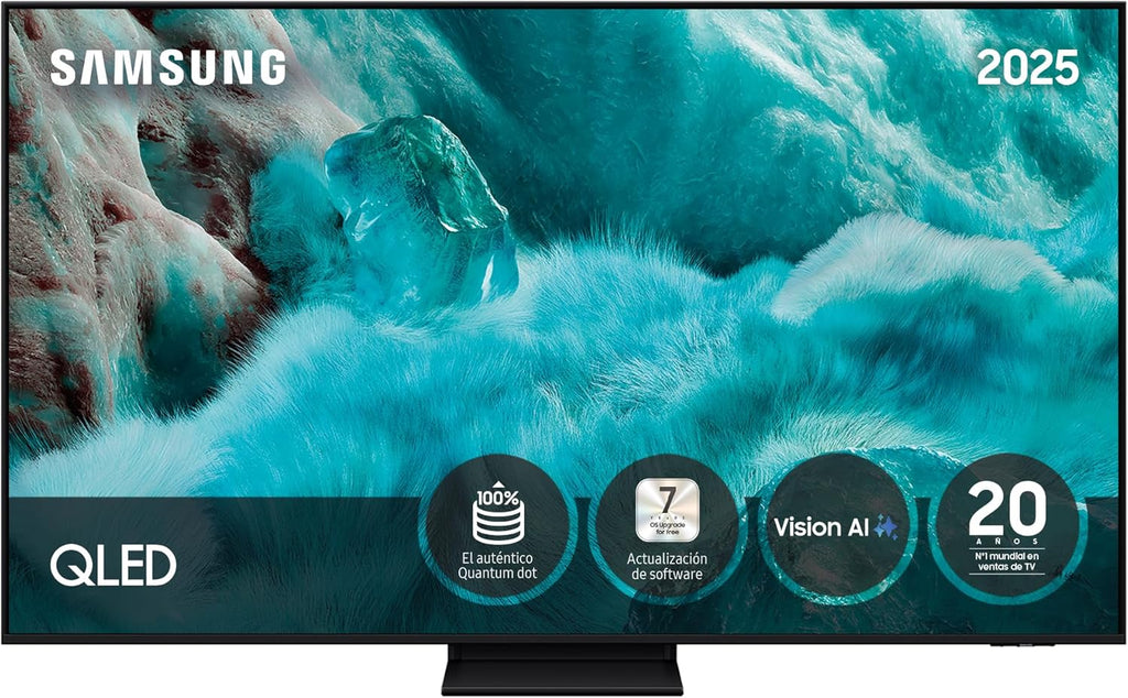 Telewizor Samsung QLED QE1F 55 cali 4K Smart TV z Vision AI, 100% natężeniem koloru (100% Color Volume) z Quantum Dot i ponad 500 kanałami TV Plus