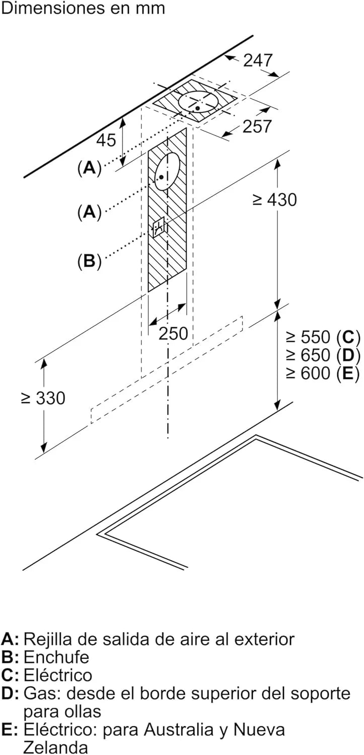 Bosch - Okap kominowy, 90 cm, seria 2, sterowanie mechaniczne, oświetlenie LED, stal nierdzewna, DWB96BC50