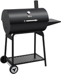 Grill węglowy Royal Gourmet CC1830 30 cali z bocznym stolikiem, grill zewnętrzny z 627 calami kwadratowymi powierzchni do gotowania na ogród, patio i imprezy, czarny, 2026