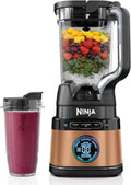 Blender kielichowy Ninja Detect Power Pro 3 w 1 (1200 W), 3 pojemniki 700 ml i ostrze do ciasta, idealny do miksowania, siekania i ubijania, kolor złoty, TB401EUSTGD