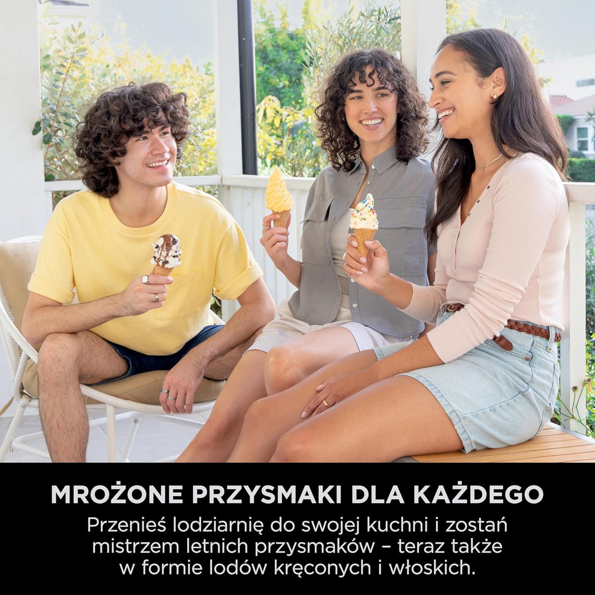 Ninja CREAMI Scoop & Swirl maszynka do lodów z 2 pojemnikami, 13 funkcji, przygotowuje lody, lody włoskie, gelato, sorbety, koktajle mleczne i inne desery, opcja dodatków, Srebrny, NC701EU