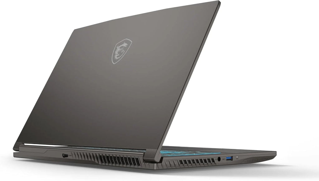 MSI Thin 15 B12UC-1842XES - Laptop 15,6" Full HD (Intel Core i5-12450H, 16 GB RAM, 512 GB SSD, NVIDIA RTX 3050, Bez systemu operacyjnego) Kolor szary - Klawiatura QWERTY hiszpańska