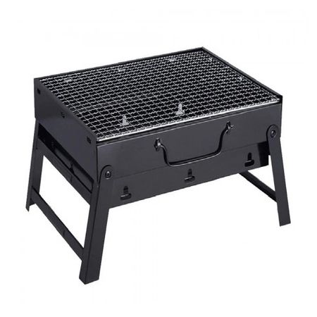 Składany Przenośny Grill Węglowy BBQ 43x29x20cm