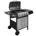 Grill gazowy Barbacoa 4+1 palniki, czarno-srebrny V8143 (model 2026)