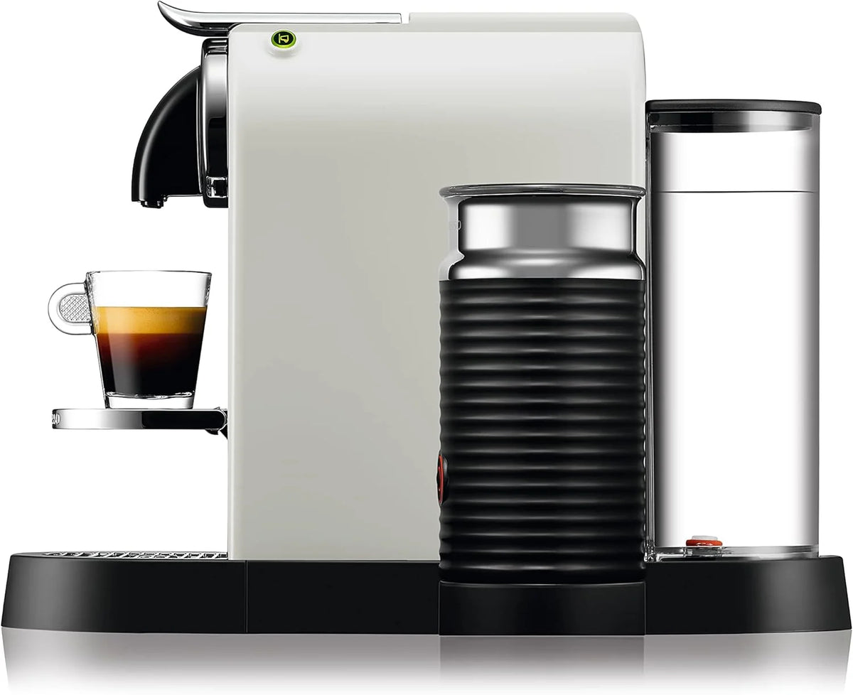 DeLonghi Nespresso Citiz EN267.WAE Ekspres do kawy na kapsułki, specjalny system ekstrakcji, 1710 W, 1 L, tworzywo sztuczne, biały
