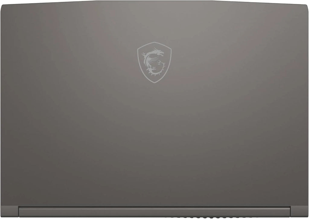MSI Thin 15 B12UC-1842XES - Laptop 15,6" Full HD (Intel Core i5-12450H, 16 GB RAM, 512 GB SSD, NVIDIA RTX 3050, Bez systemu operacyjnego) Kolor szary - Klawiatura QWERTY hiszpańska