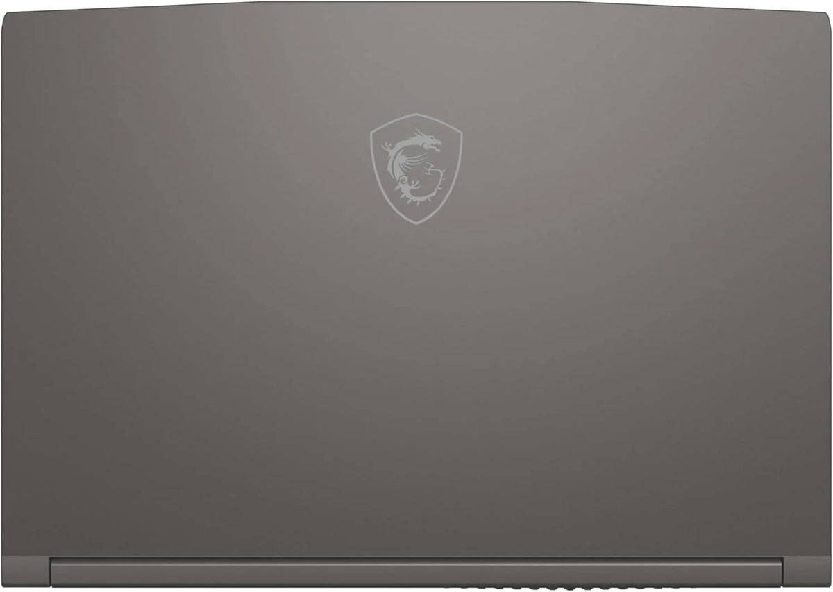 MSI Thin 15 B12UC-1842XES - Laptop 15,6" Full HD (Intel Core i5-12450H, 16 GB RAM, 512 GB SSD, NVIDIA RTX 3050, Bez systemu operacyjnego) Kolor szary - Klawiatura QWERTY hiszpańska