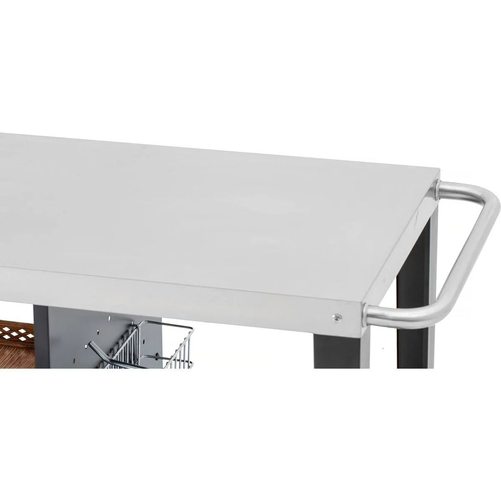 Wózek Serwisowy Do Grillowania "gelia" 117 X 59 Cm - Stal Nierdzewna - Czarny