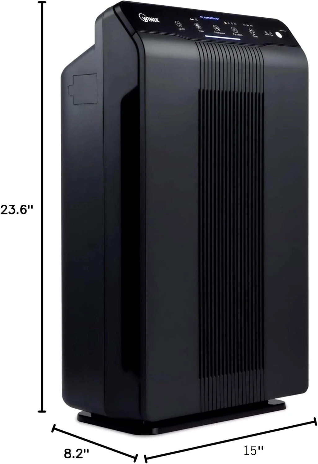 WINIX CADR 5500-2 Oczyszczacz powietrza dla alergików, 390 m³/h, 99 m², Oczyszczacz powietrza do pomieszczeń dla palących przeciwko alergiom, kurzowi, pyłkom, sierści zwierząt, Wskaźnik jakości