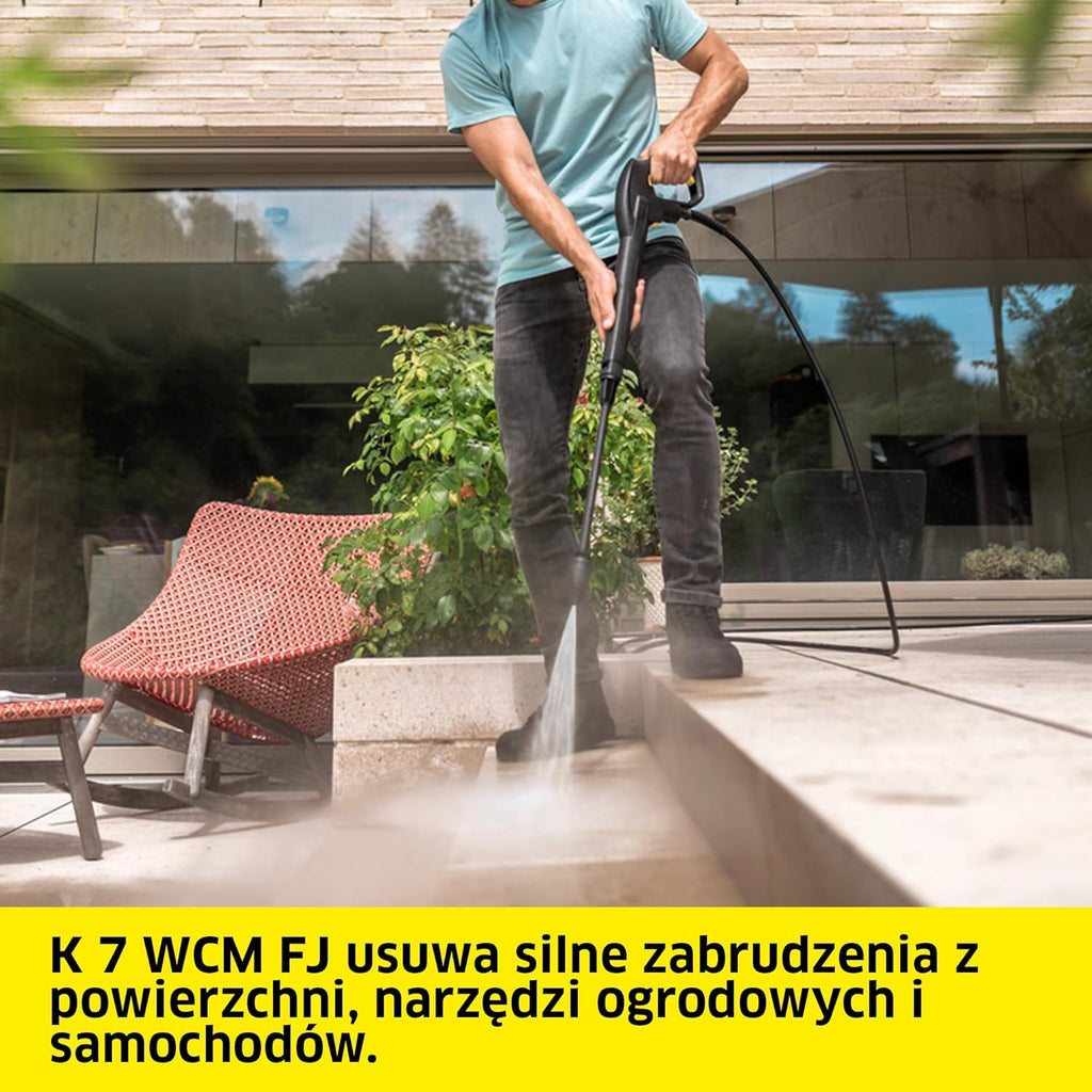 Kärcher Myjka ciśnieniowa K 7 Premium Smart Control Flex, ciśnienie: maks. 180 bar, przepływ: 600 l/h, powierzchnia: 60 m²/h, filtr wody, waga: 17,9 kg, wąż ciśnieniowy Flex, dysza Multi Jet