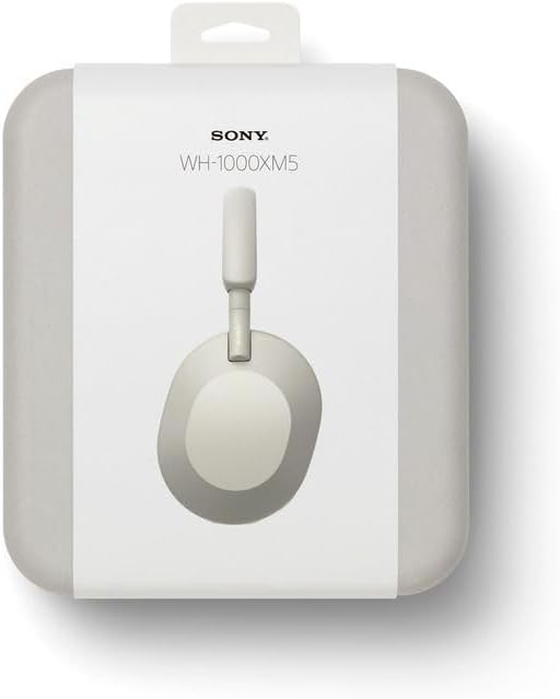 Sony WH-1000XM5 ANC Bezprzewodowe Słuchawki Nauszne z Redukcją Hałasu, Bluetooth, Clear Call Quality, Hi-Res, Do 30H Baterii, Szybkie Ładowanie, Alexa i Google Assistant, IOS i Android - Czarne