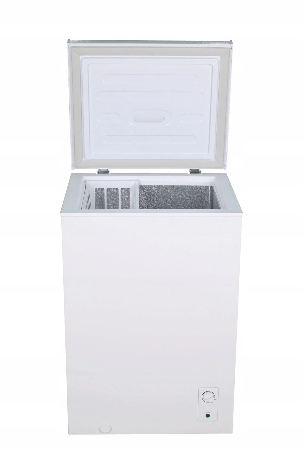 MINI CHEST FREEZER 2-IN-1 FRIDGE 100L BASKET LED WHITE