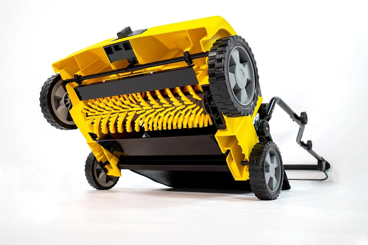 Garland Roll&Comb 502E-V19 - Elektryczna szczotka/zamiatarka do sztucznej trawy, podłączana do sieci - moc 1600 W, waga 15,6 kg, szerokość robocza 40 cm z regulacją wysokości. Worek na trawę o pojemności 40 l. Odpowiednia do powierzchni do 350 m2.