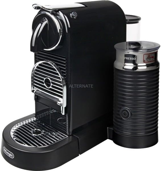 Ekspres do kawy DeLonghi Nespresso Citiz EN267.BAE na kapsułki, specjalny system ekstrakcji, 1710 W, 1 l, tworzywo sztuczne, czarny