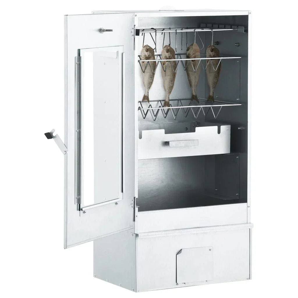 Wędzarnia Grillowa BBQ 1 Kg Wiórów Drzewnych 44,5x29x83 Cm Vidaxl