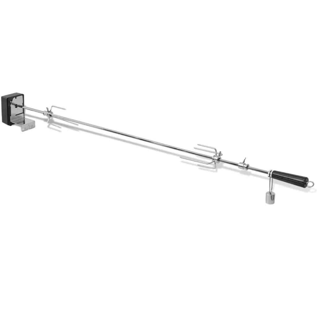 Szpikulec Obrotowy do Grillowania z Silnikiem Stalowy 1200 mm Vidaxl
