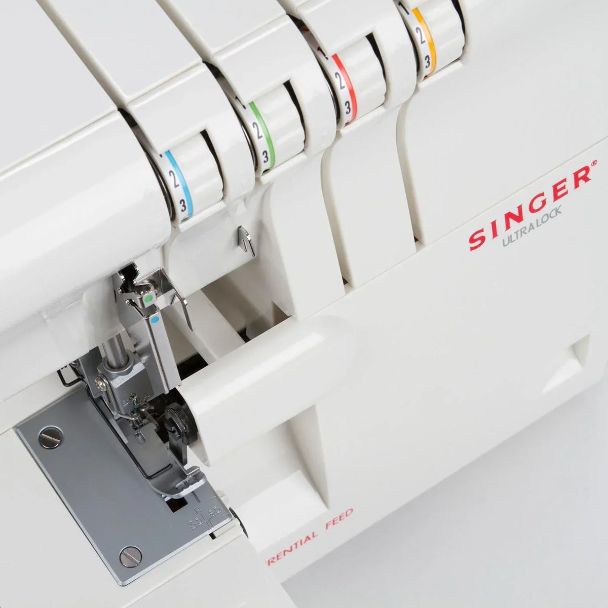Singer 14SH654 – Owerlok, 1300 ściegów/min, Biały