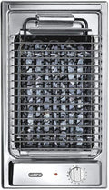 DeLonghi BQI 13-1 - Grill (2400 W, Grill, Elektryczny, Stół, Ruszt, Stal nierdzewna)