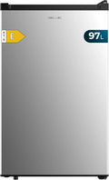 Cecotec Zamrażarka Pionowa Nablatowa 97 L Bolero CoolMarket TF 97 Inox, Klasa Energetyczna E, Kompaktowa konstrukcja, Drzwi odwracalne, 3 Szuflady, Wymiary 55,1 x 57,5 x 83,5 cm, Kolor Inox