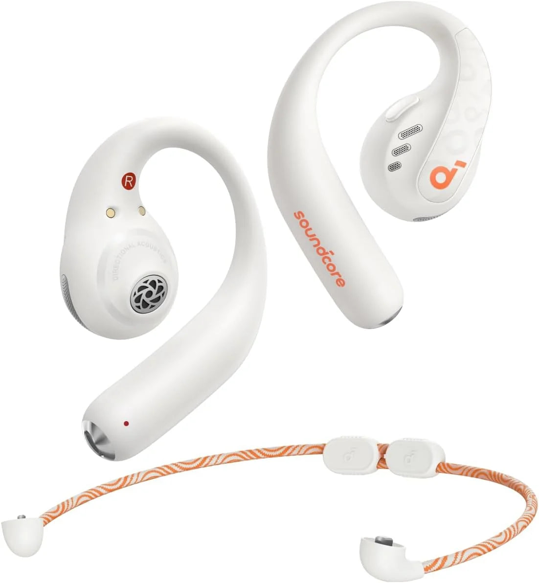 Soundcore by Anker AeroFit Pro otwarte słuchawki, ultradługi komfort, bezpieczne dopasowanie, ergonomiczna konstrukcja, szczegółowy dźwięk