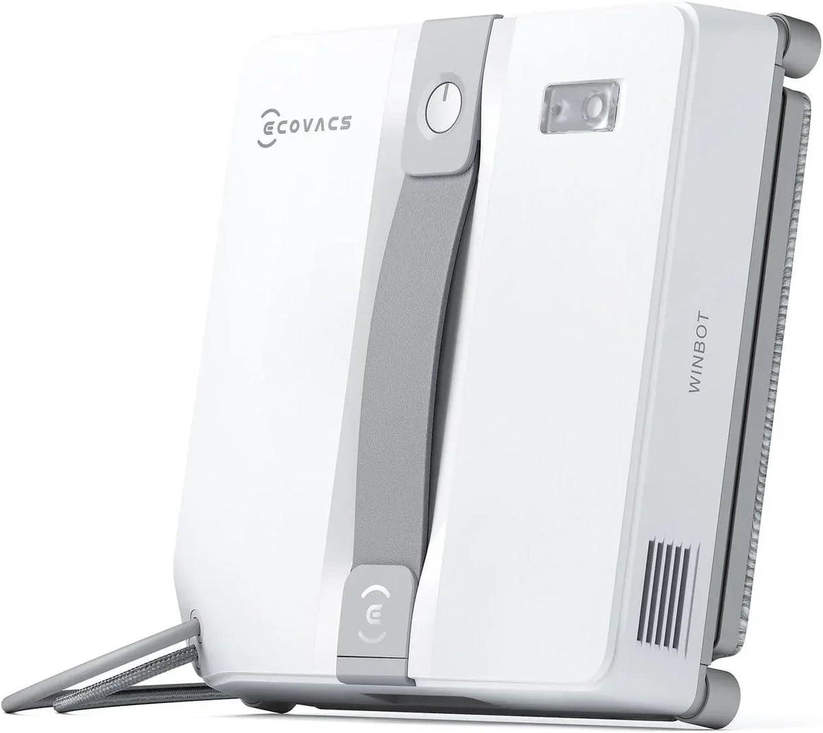 ECOVACS WINBOT Mini Kompaktowa konstrukcja Podwójne dysze z ultradźwiękowym spryskiwaczem, 9-stopniowy system ochrony, inteligentne planowanie trasy, 3 tryby czyszczenia