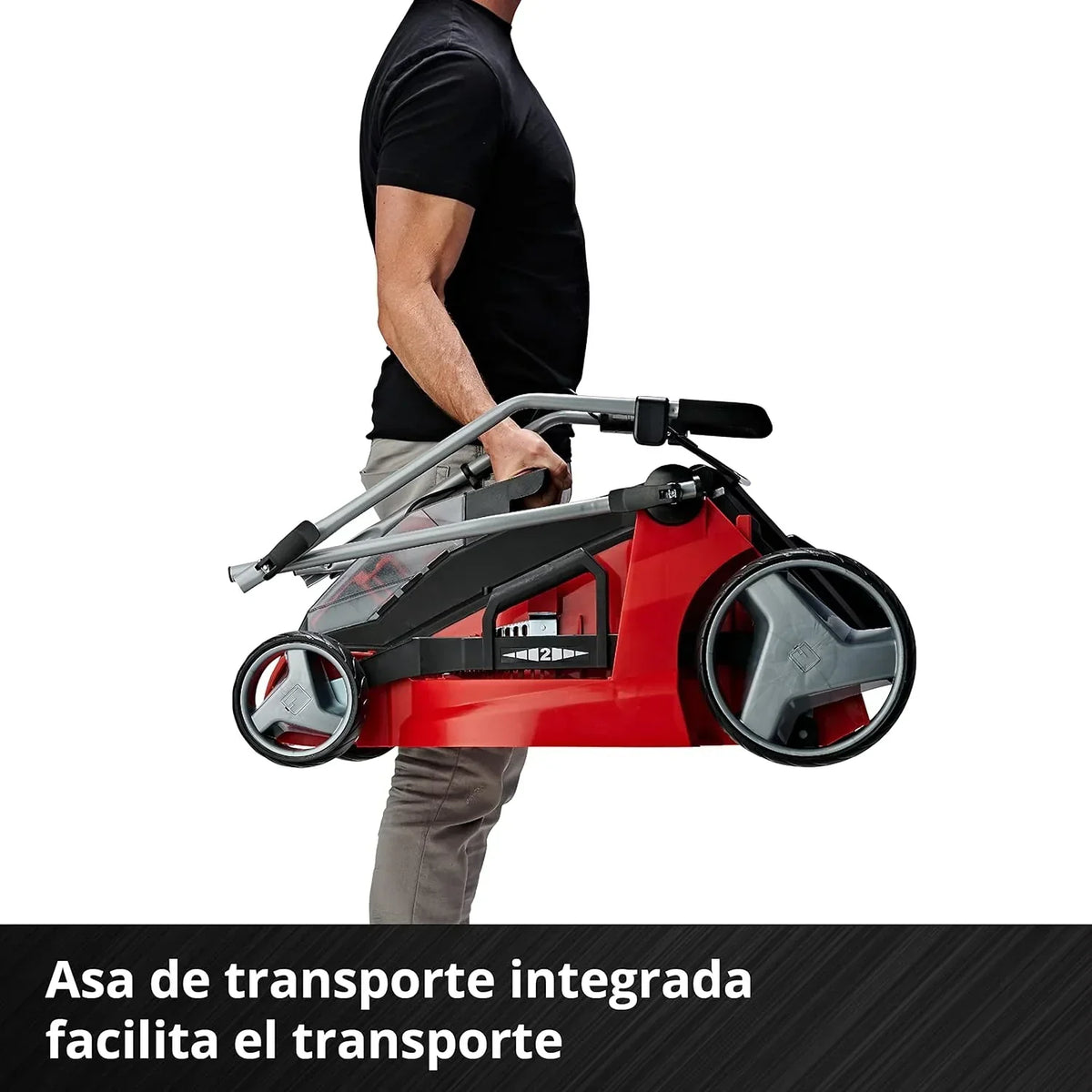 Kosiarka akumulatorowa Einhell GE-CM 43 Li M Kit Power X-Change (36 V, szerokość koszenia 43 cm, do 600 m², bezszczotkowa, funkcja mulczowania, kosz 63 l, z 2 akumulatorami 4,0 Ah i 2 ładowarkami)