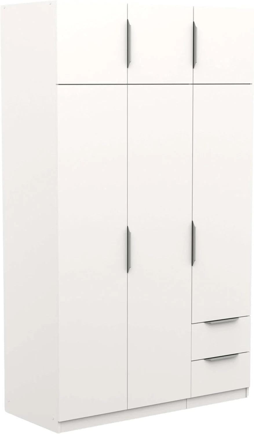 Miroytengo Szafa Ghost Duża 6 Drzwi i 2 Szuflady Kolor Biały Matowy 203x119 cm