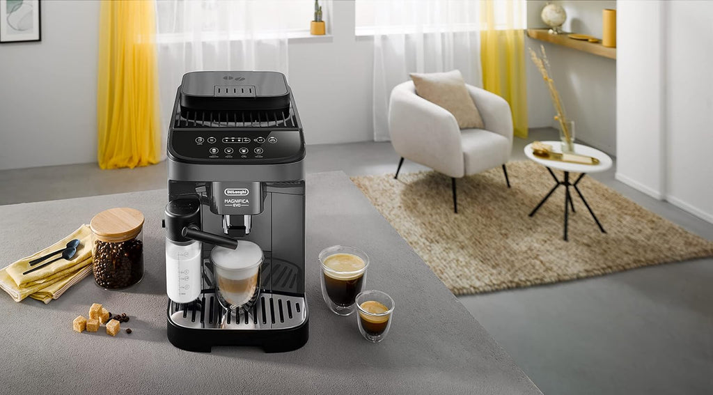 De'Longhi Magnifica Evo Ekspres do Kawy z Młynkiem, Czarny, 1450W 240V