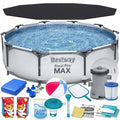 SWIMMING POOL STEEL FRAME WITH PUMP 305 X 76 CM FULL SET 18IN1 BESTWAY